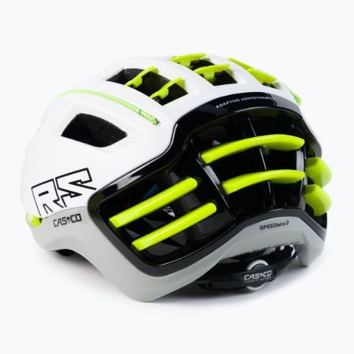Kask rowerowy CASCO Speedairo 2 RS sand/white neon