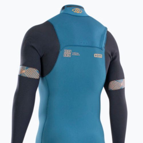 Pianka do pływania męska ION Seek Amp 4/3 mm Front Zip petrol