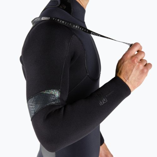 Pianka do pływania męska ION Seek Amp 5/4 mm Back Zip black
