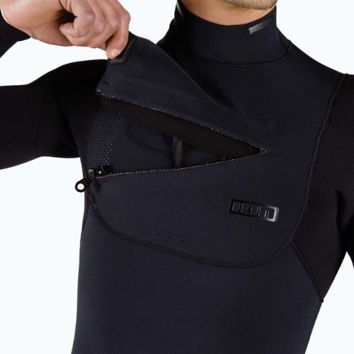 Pianka do pływania męska ION Seek Amp 5/4 mm Front Zip black