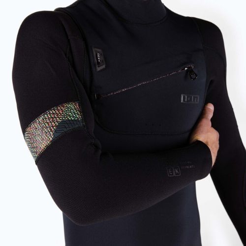 Pianka do pływania męska ION Seek Amp 5/4 mm Front Zip black