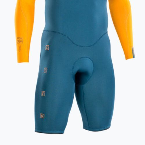 Pianka do pływania męska ION Seek Core 2/2 mm Shorty Front Zip petrol