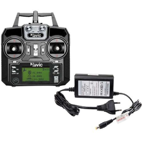 Łódka zanętowa BearCreeks Navitec Pro GPS-Autopilot-System VF Echosonda czarna BC.V2.PRO.4