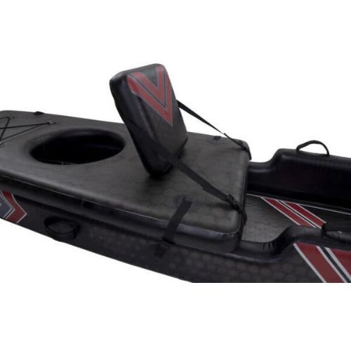 Kajak/SUP hybryda 1-osobowy Pure4Fun Dual Purpose 380 cm black/red/white