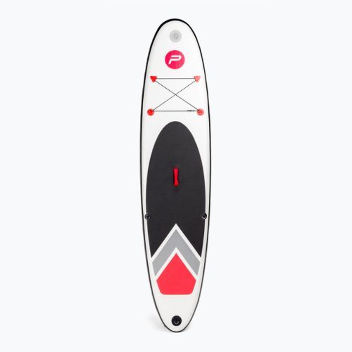 Zestaw deska SUP pompowana Pure4Fun Basic SUP 10'5" white/black/red/grey
