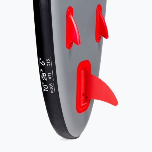 Zestaw deska SUP pompowana Pure4Fun Basic SUP 10'0" 305 x 71 x 15 cm white/black/red/grey