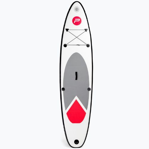 Zestaw deska SUP pompowana Pure4Fun Basic SUP 10'0" 305 x 71 x 10 cm white/black/red/grey