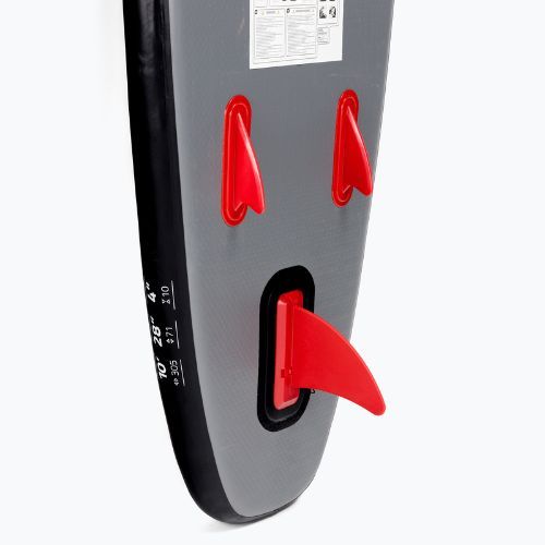 Zestaw deska SUP pompowana Pure4Fun Basic SUP 10'0" 305 x 71 x 10 cm white/black/red/grey