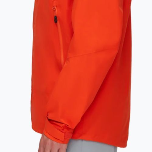 Kurtka przeciwdeszczowa męska Mammut Convey Tour HS Hooded hot red