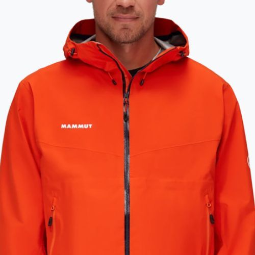 Kurtka przeciwdeszczowa męska Mammut Convey Tour HS Hooded hot red