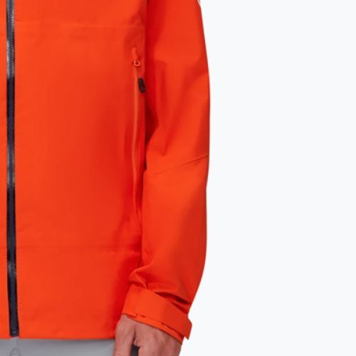Kurtka przeciwdeszczowa męska Mammut Convey Tour HS Hooded hot red
