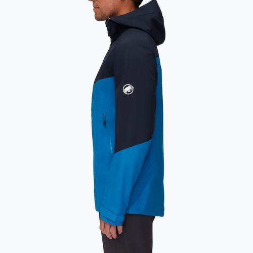 Kurtka przeciwdeszczowa męska Mammut Convey Tour HS Hooded ice marine