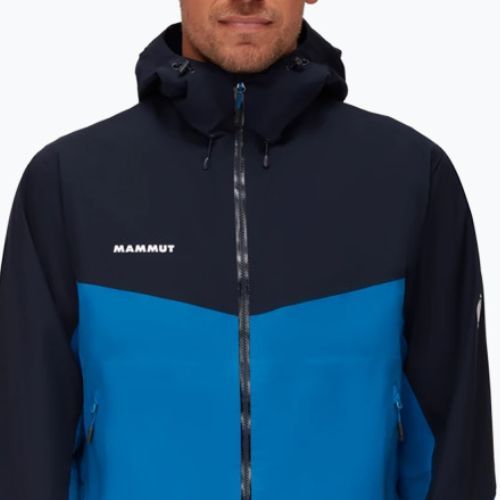 Kurtka przeciwdeszczowa męska Mammut Convey Tour HS Hooded ice marine