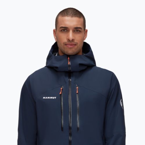 Kurtka przeciwdeszczowa męska Mammut 160 Years Taiss HS Hooded marine