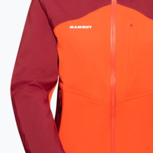 Kurtka przeciwdeszczowa damska Mammut Alto Guide HS hot red blood red