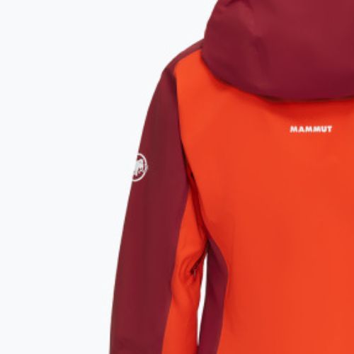 Kurtka przeciwdeszczowa damska Mammut Alto Guide HS hot red blood red