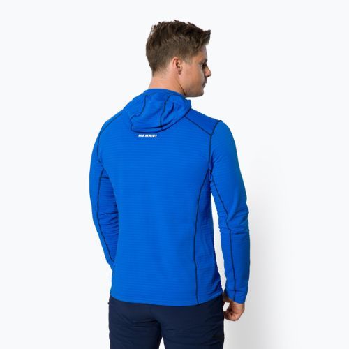 Bluza trekkingowa męska Mammut Aconcagua Light ML Hooded ice marine