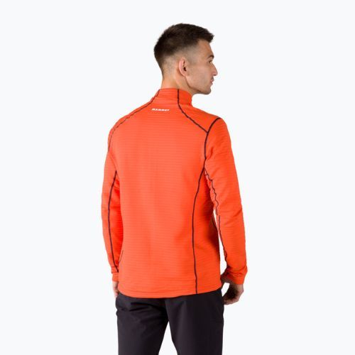 Bluza trekkingowa męska Mammut Aconcagua Light ML Hooded hot red marine