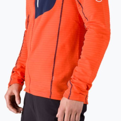 Bluza trekkingowa męska Mammut Aconcagua Light ML Hooded hot red marine