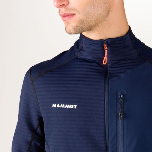 Bluza trekkingowa męska Mammut Aconcagua Light ML Hooded marine