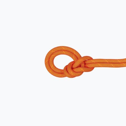 Lina wspinaczkowa Mammut 9.8 Crag Dry safety orange/boa