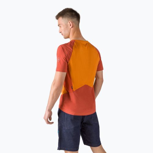 Koszulka trekkingowa męska La Sportiva Compass maple saffron