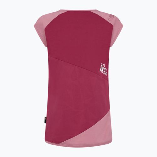 Koszulka wspinaczkowa damska La Sportiva Hold red plum blush