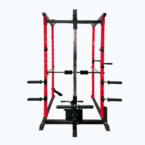 Klatka treningowa Pure2Improve Powerrack czerwono-czarna P2I820000