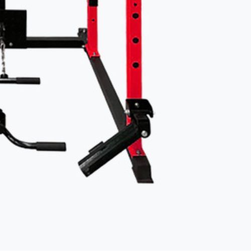 Klatka treningowa Pure2Improve Powerrack czerwono-czarna P2I820000