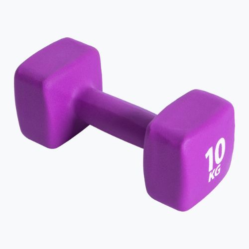 Hantel neoprenowy 10 kg Pure2Improve fioletowy P2I201460