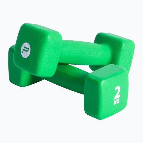 Hantle neoprenowe 2 kg Pure2Improve zielone P2I201400