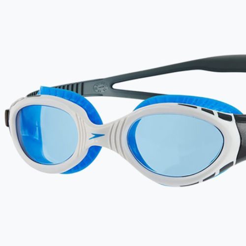 Okulary do pływania Speedo Futura Biofuse Flexiseal oxid grey/white/blue