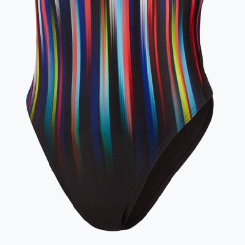 Strój pływacki jednoczęściowy damski Speedo Placement Digi Turnback beautiful blue/blk/lt adriatic