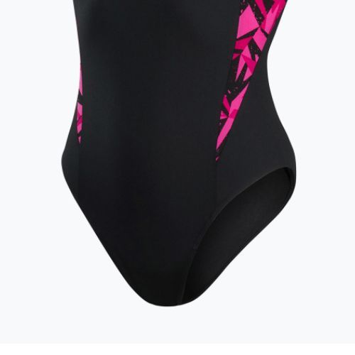 Strój pływacki jednoczęściowy damski Speedo Hyperboom Splice Muscleback black/pink/ecstatic