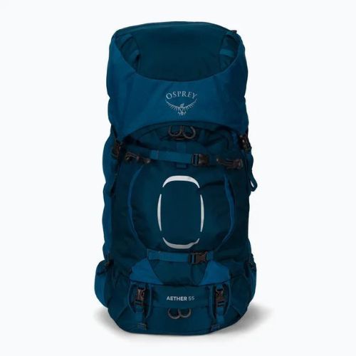 Plecak trekkingowy męski Osprey Aether 55 l deep water blue