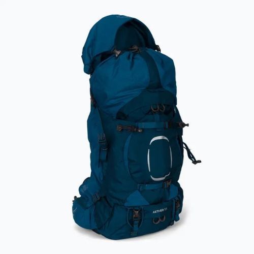 Plecak trekkingowy męski Osprey Aether 55 l deep water blue