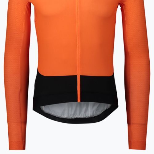 Longsleeve rowerowy męski POC Essential Road poc o zink orange