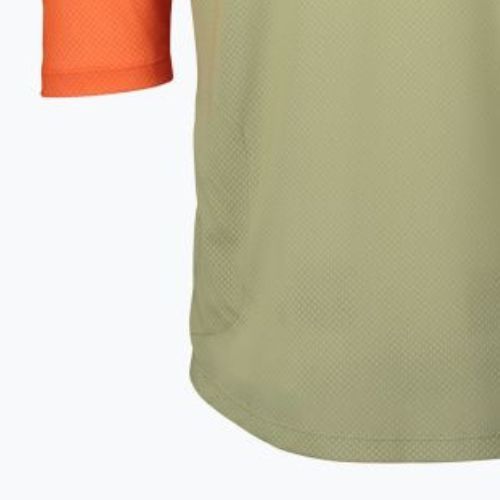 Koszulka rowerowa męska POC MTB Pure 3/4 prehnite green/zink orange