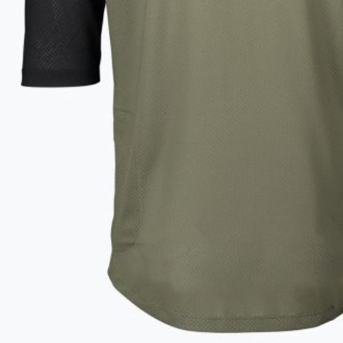 Koszulka rowerowa męska POC MTB Pure 3/4 epidote green/uranium black