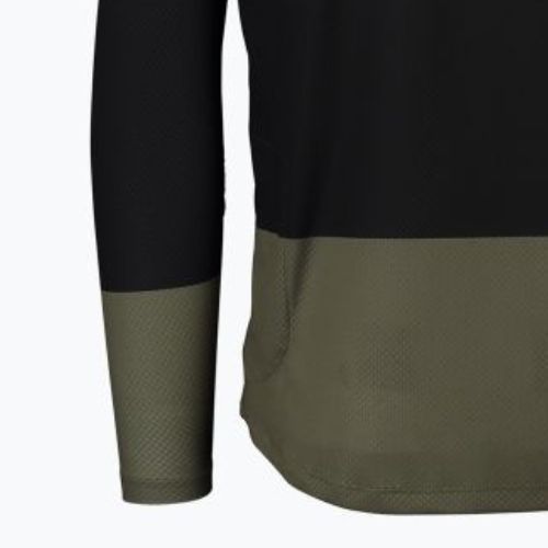 Longsleeve rowerowy męski POC MTB Pure uranium black/epidote green