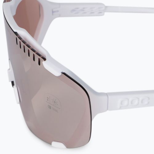 Okulary przeciwsłoneczne POC Devour hydrogen white/clarity trail silver