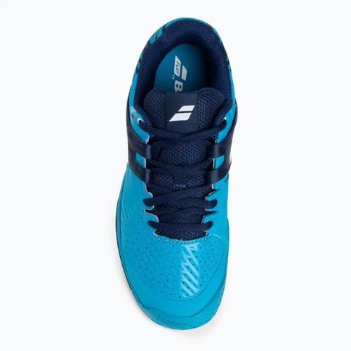 Buty do tenisa dziecięce Babolat 21 Propulse AC Jr drive blue