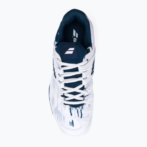 Buty do tenisa męskie Babolat 22 Propulse Fury AC white/estate blue