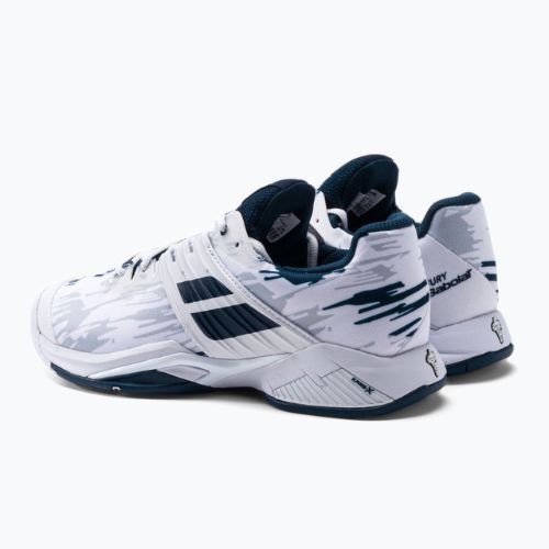 Buty do tenisa męskie Babolat 22 Propulse Fury AC white/estate blue