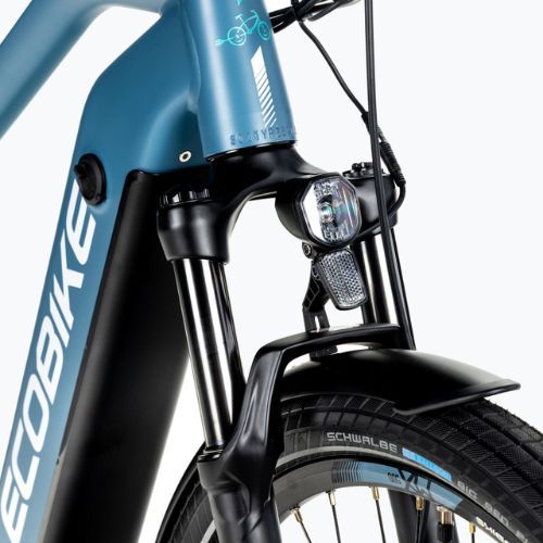 Rower elektryczny EcoBike MX500 48V 17.5Ah 840Wh X500 LG blue