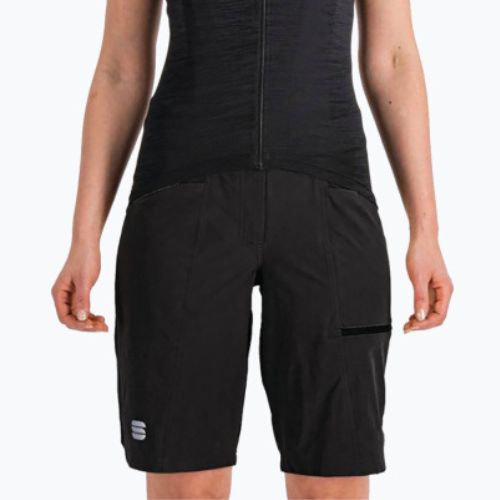 Spodenki rowerowe damskie Sportful Giara Overshort black