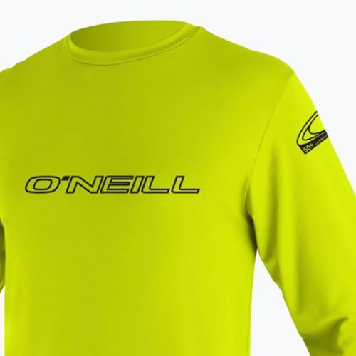 Longsleeve do pływania męski O'Neill Basic Skins Sun Shirt lime