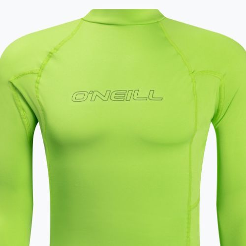 Longsleeve do pływania męski O'Neill Basic Skins Rash Guard lime