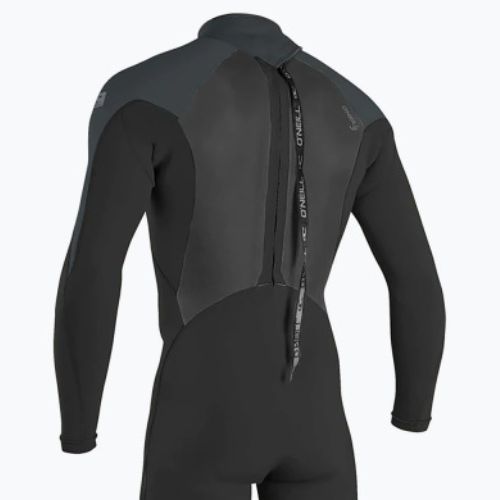 Pianka do pływania męska O'Neill Epic 4/3 mm Back Zip Full black/gunmetal/dayglo