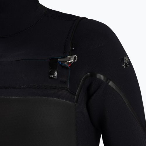 Pianka do pływania męska O'Neill Psycho Tech 6/4+ mm Chest Zip with Hood black 5366-A00
